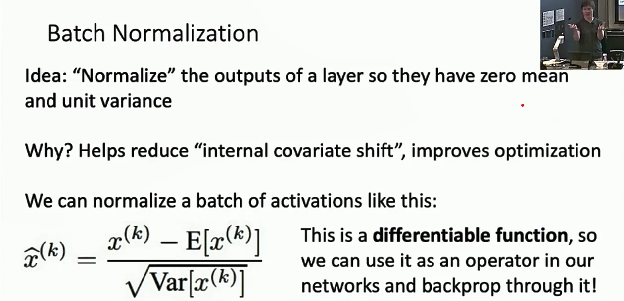 batch normalization